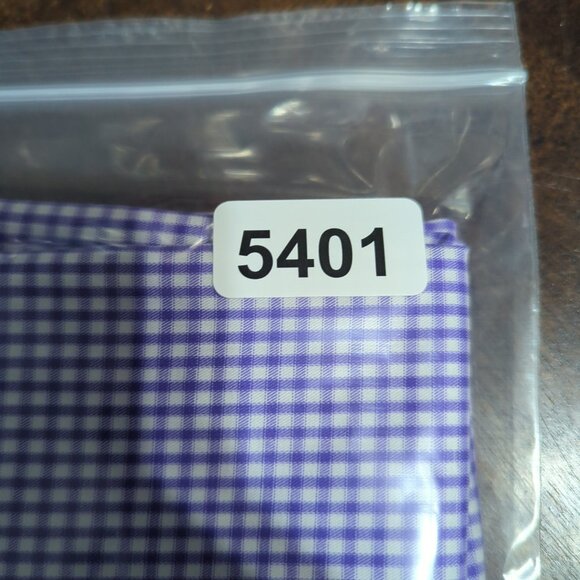 Eton Shirt Men's 16.5 42 Purple Check Contemporary Cotton Long Sleeve Button Up - Picture 11 of 11